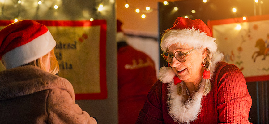 Tomtetmor på Tomtecenter. 