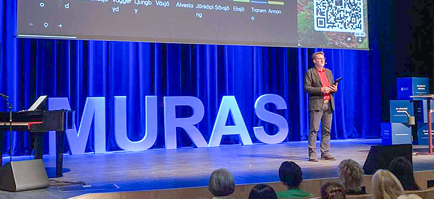 Moderator Lars-Uno Åkesson från Campus Värnamo.