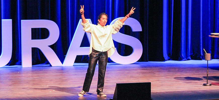 Mary Juusela från Lika Olika som är ett socialt utbildningsföretag.